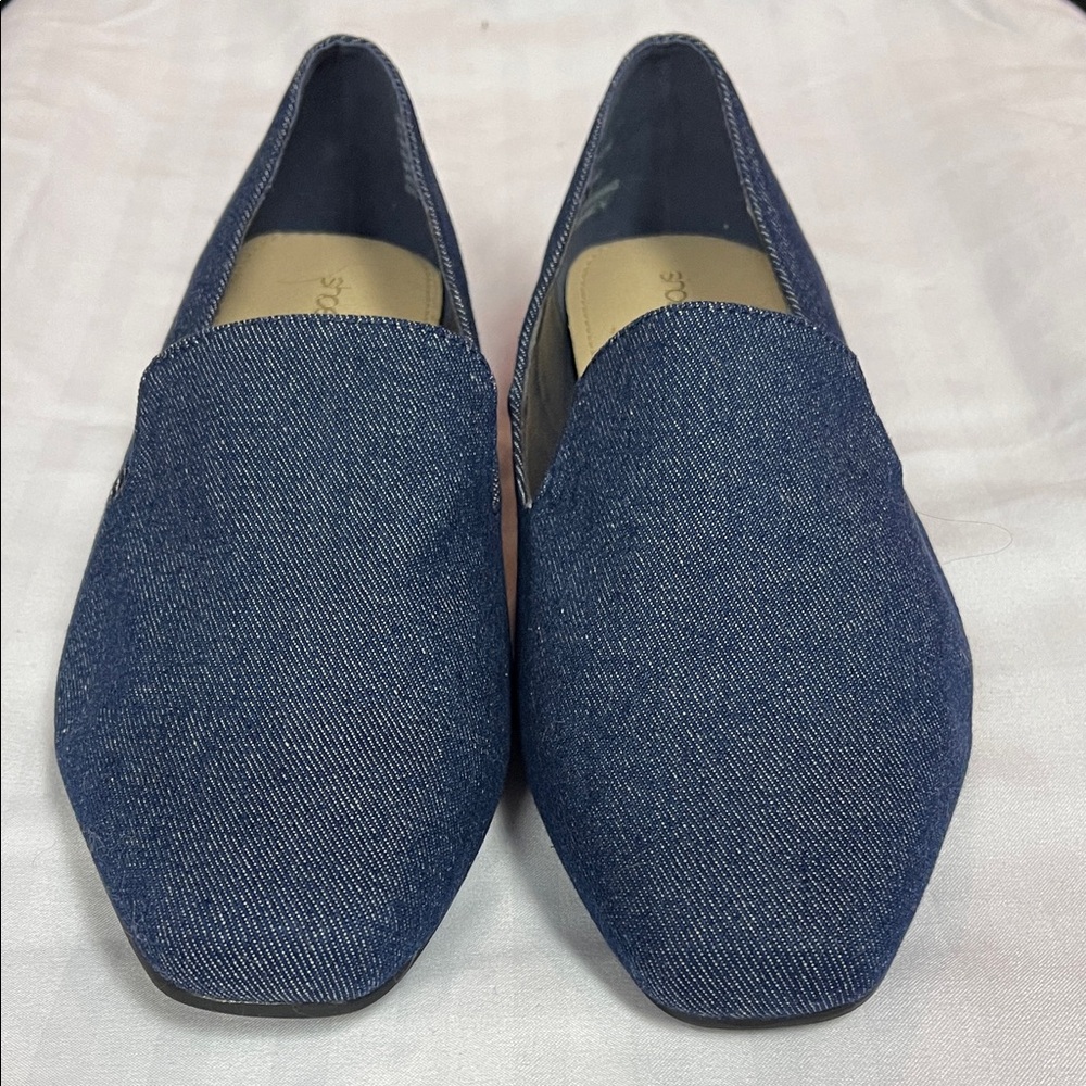 Women’s Blue Denim Loafers